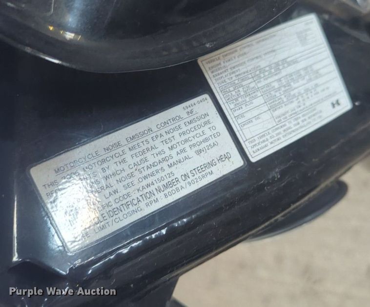 image for item EQ2122 2005 Kawasaki Eliminator motorcycle