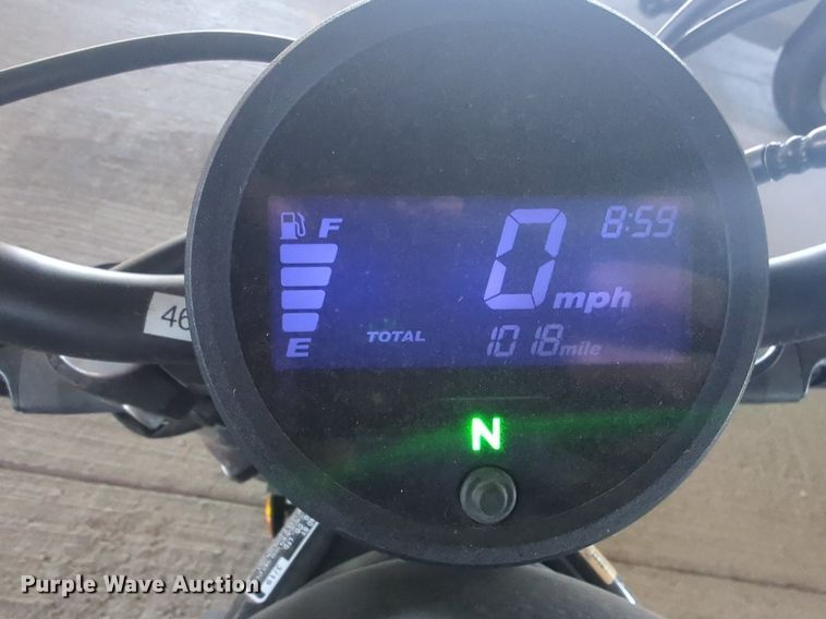 image for item EQ2125 2019 Honda Rebel motorcycle