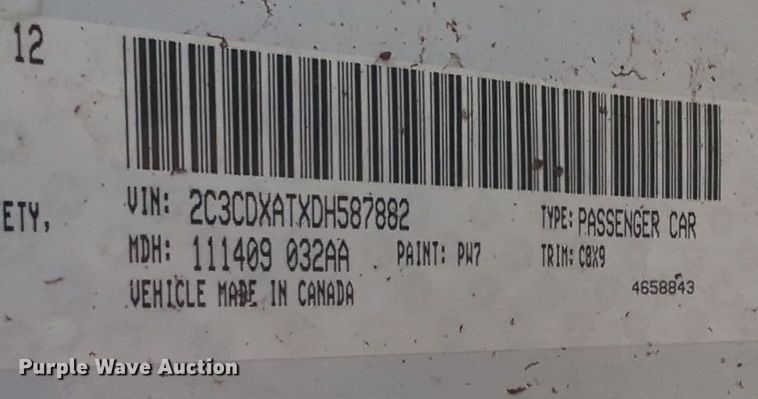 image for item EQ2205 2013 Dodge Charger Police 