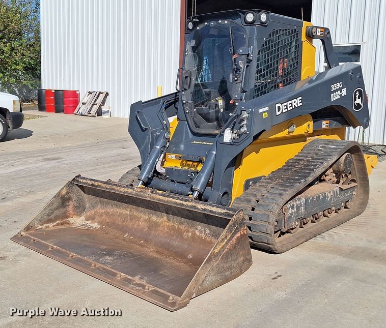 image for item EQ2299 2021 John Deere 333G tracked skid steer loader
