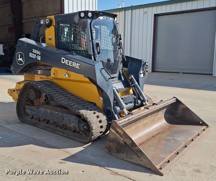 image for item EQ2299 2021 John Deere 333G tracked skid steer loader