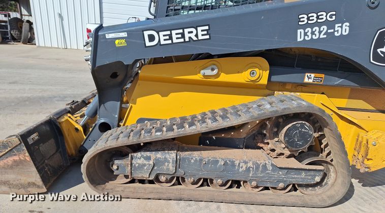 image for item EQ2299 2021 John Deere 333G tracked skid steer loader