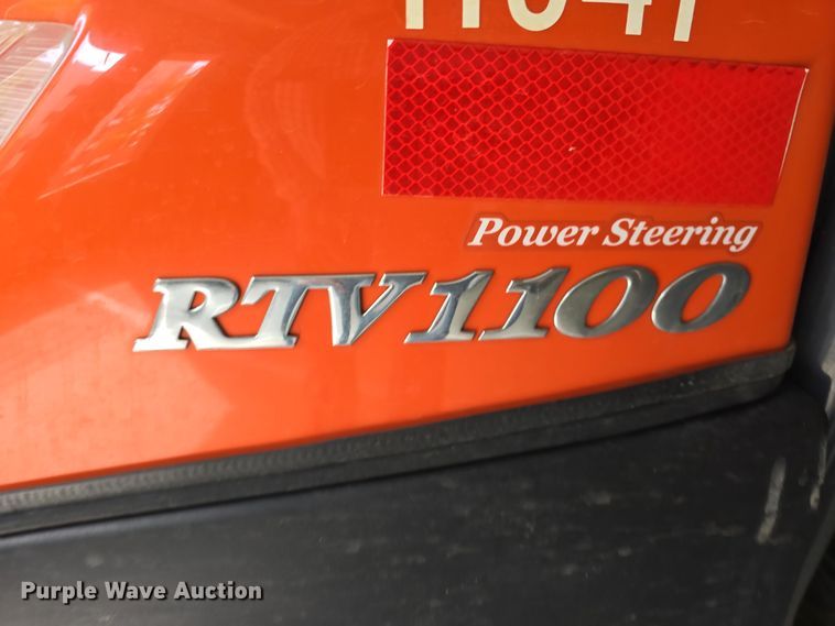 image for item IO9996 2012 Kubota RTV1100 utility vehicle