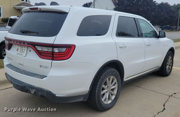 image for item JO9382 2016 Dodge Durango SSV Police   SUV