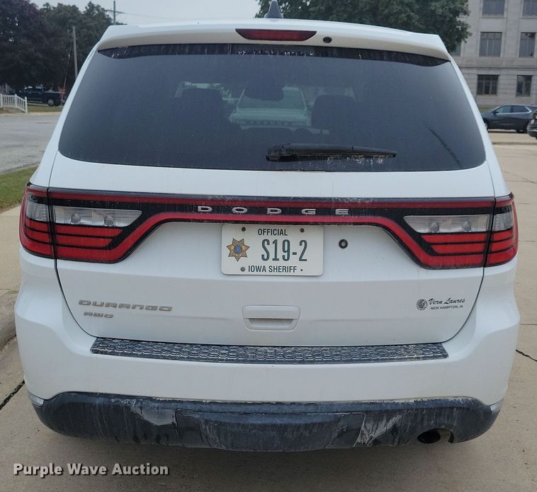 image for item JO9382 2016 Dodge Durango SSV Police   SUV