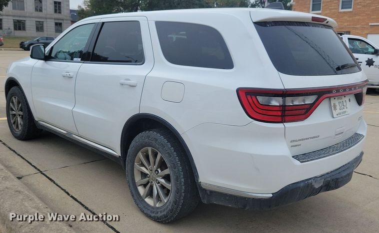 image for item JO9382 2016 Dodge Durango SSV Police   SUV