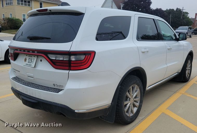 image for item JO9383 2017 Dodge Durango SSV Police SUV