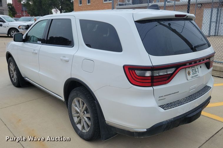 image for item JO9383 2017 Dodge Durango SSV Police SUV