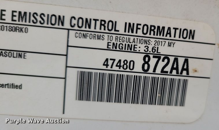 image for item JO9383 2017 Dodge Durango SSV Police SUV