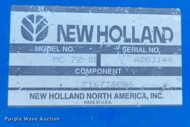 image for item JO9398 New Holland MC35 lawn mower