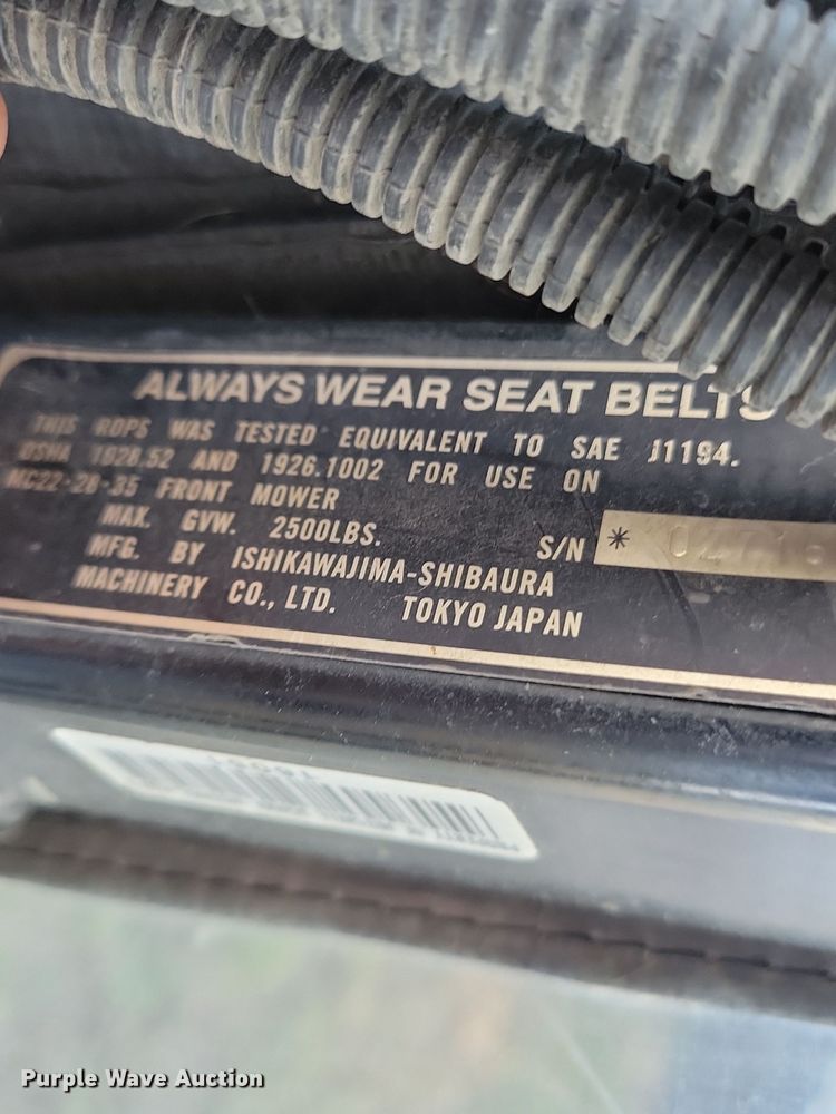 image for item JO9399 New Holland MC35 lawn mower