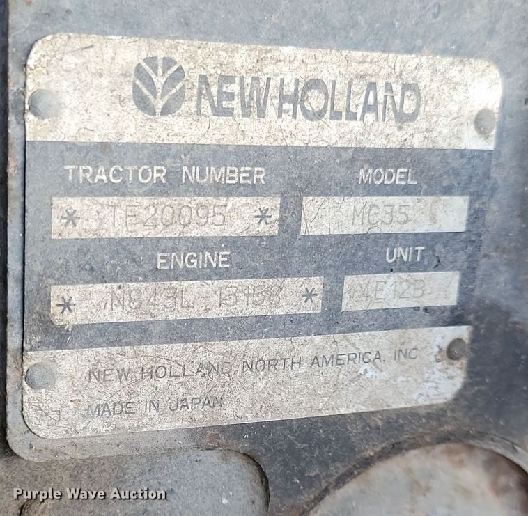 image for item JO9399 New Holland MC35 lawn mower