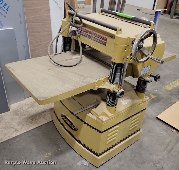 image for item JO9437 Powermatic planer