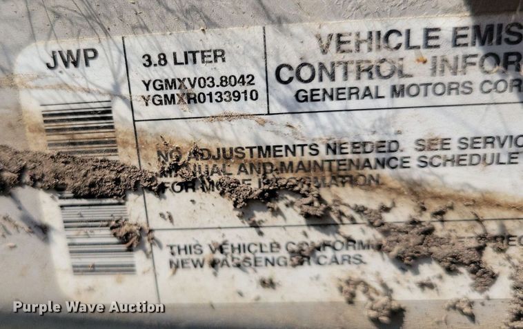 image for item JO9455 2000 Buick Park Avenue  