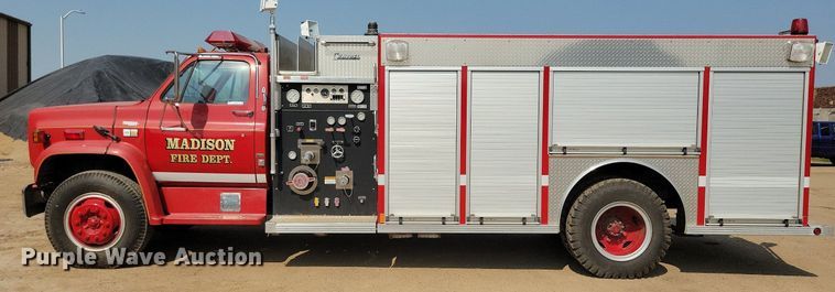 image for item JO9463 1983 Chevrolet  C60 pumper fire truck