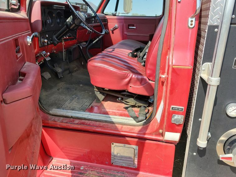 image for item JO9463 1983 Chevrolet  C60 pumper fire truck