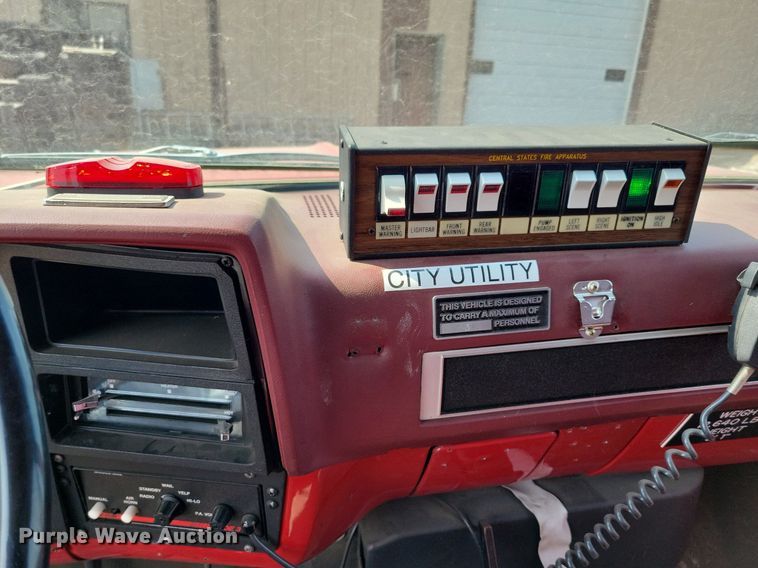 image for item JO9463 1983 Chevrolet  C60 pumper fire truck