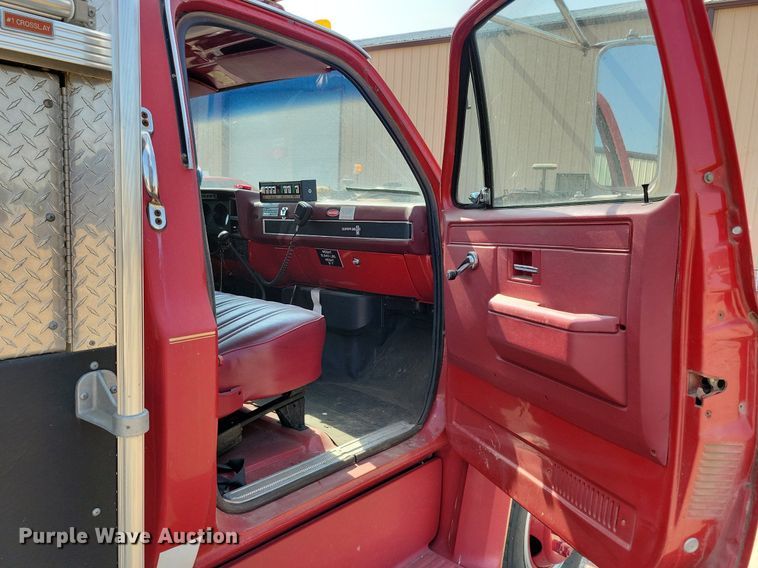 image for item JO9463 1983 Chevrolet  C60 pumper fire truck