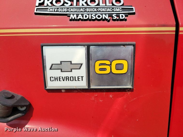 image for item JO9463 1983 Chevrolet  C60 pumper fire truck