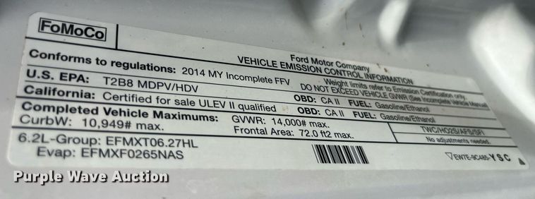 image for item LC9162 2014 Ford F350 Super Duty XL flatbed pickup truck