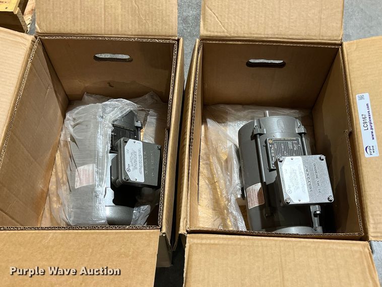image for item LC9167 (2) Baldor VEM7014 electric motor