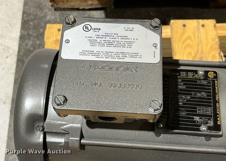 image for item LC9167 (2) Baldor VEM7014 electric motor