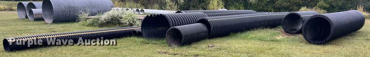 image for item LC9195 (11) plastic culvert pipes