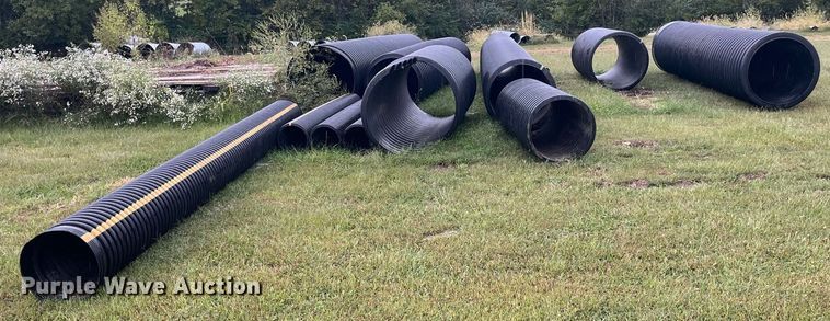 image for item LC9195 (11) plastic culvert pipes