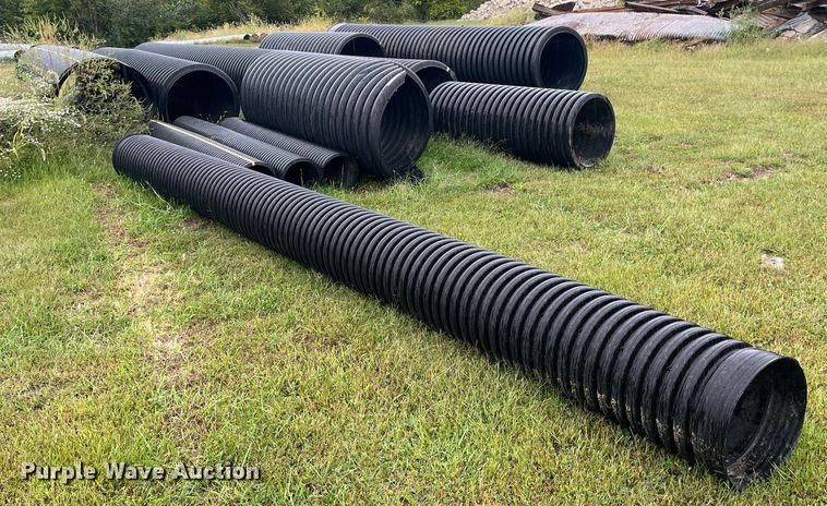 image for item LC9195 (11) plastic culvert pipes