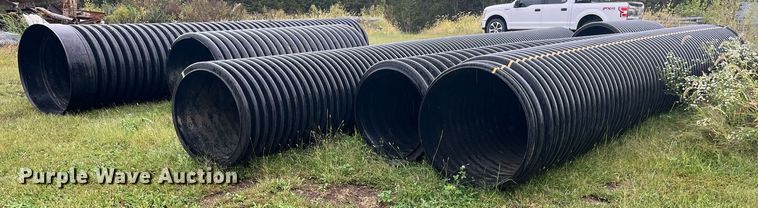 image for item LC9195 (11) plastic culvert pipes