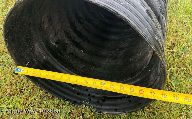 image for item LC9195 (11) plastic culvert pipes