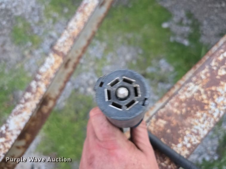 image for item LW9884 1992 Shop built utility trailer