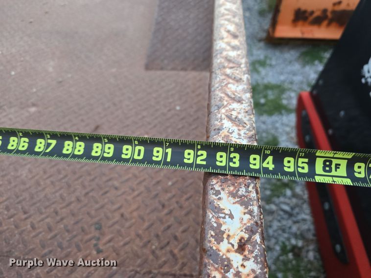 image for item LW9884 1992 Shop built utility trailer