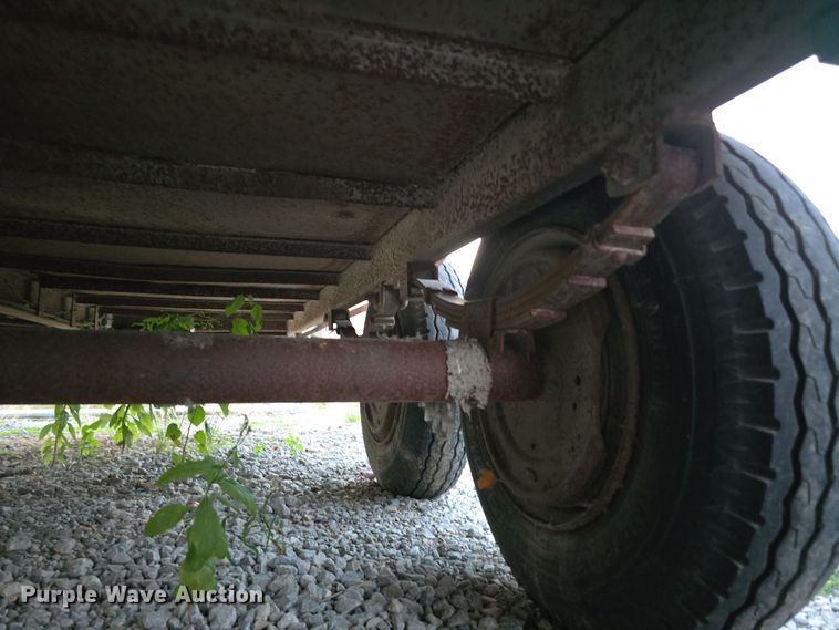 image for item LW9884 1992 Shop built utility trailer