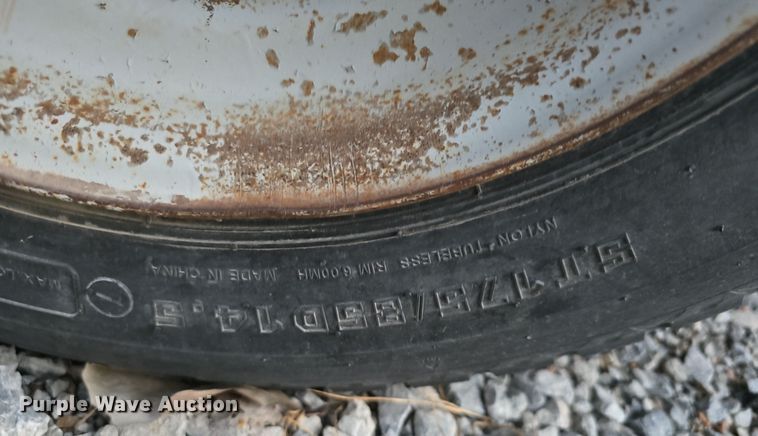 image for item LW9884 1992 Shop built utility trailer