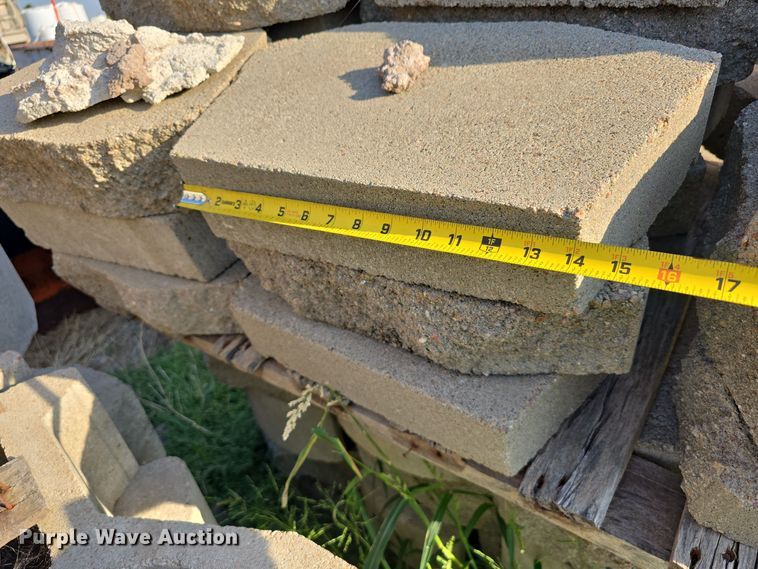 image for item LW9890 (21) pallets of landscaping blocks