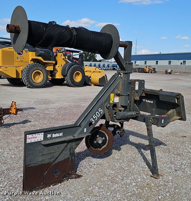 image for item LW9898 Bobcat skid steer fence installer