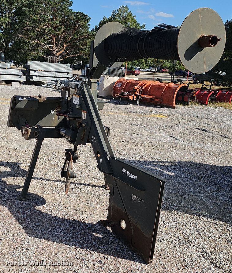 image for item LW9898 Bobcat skid steer fence installer