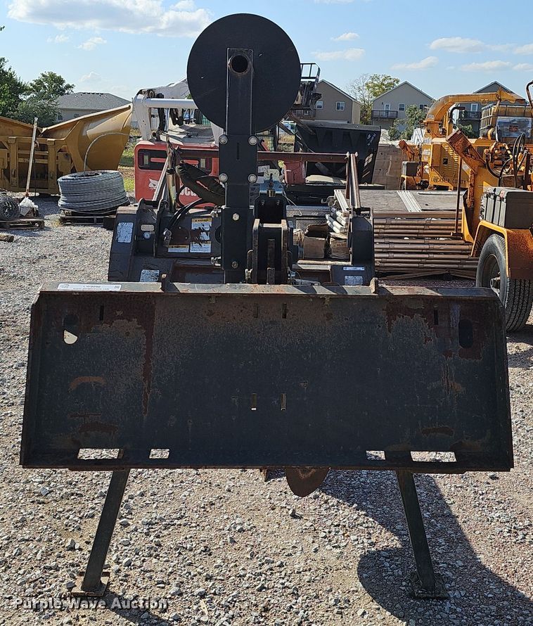 image for item LW9898 Bobcat skid steer fence installer