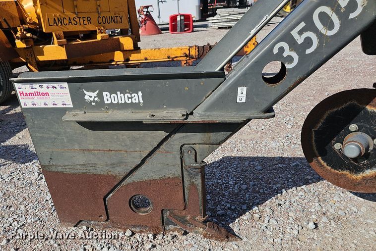 image for item LW9898 Bobcat skid steer fence installer