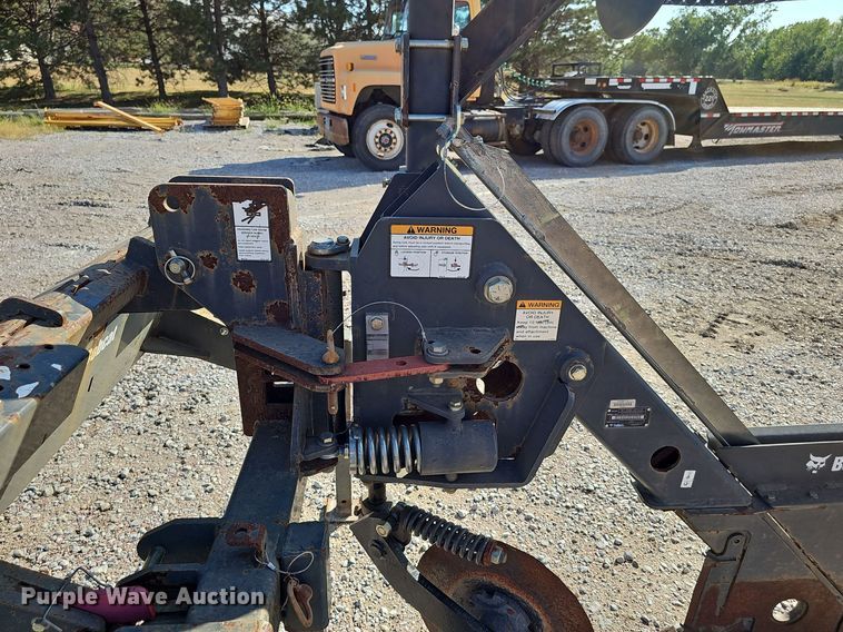 image for item LW9898 Bobcat skid steer fence installer