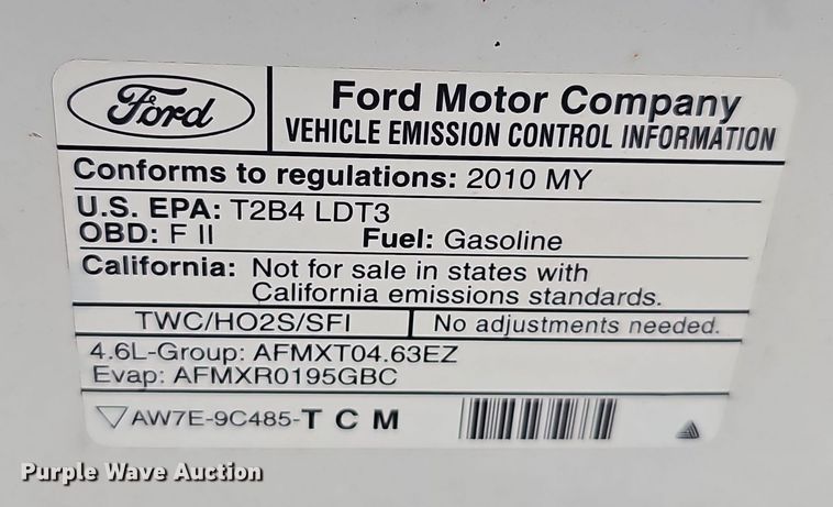 image for item LW9907 2010 Ford Explorer XLT SUV