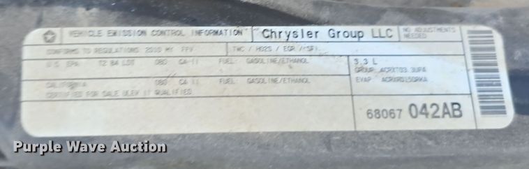 image for item LW9908 2010 Dodge Grand Caravan SE van