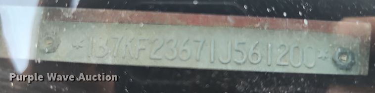 image for item LW9912 2001 Dodge Ram 2500 Laramie SLT Quad Cab pickup truck