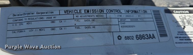 image for item LW9914 2008 Dodge Ram 2500HD pickup truck