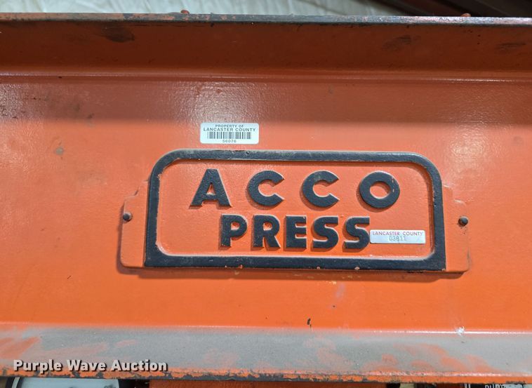 image for item LW9931 Acco Press press