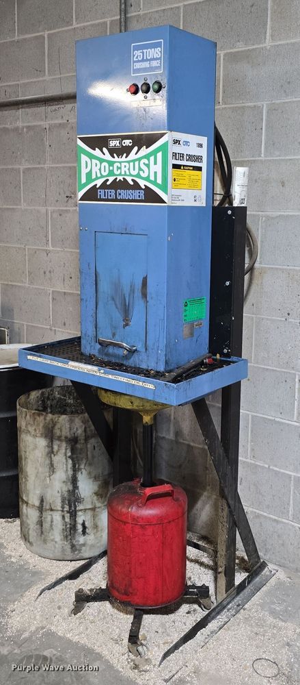 image for item LW9932 SPX OTC 1896 Pro-Crush oil filter crusher