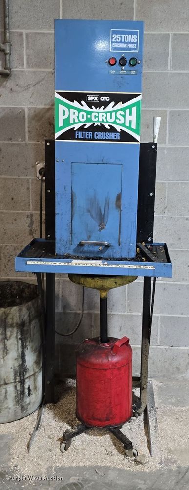 image for item LW9932 SPX OTC 1896 Pro-Crush oil filter crusher