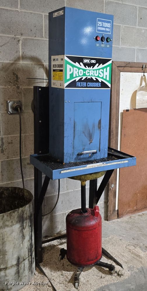 image for item LW9932 SPX OTC 1896 Pro-Crush oil filter crusher