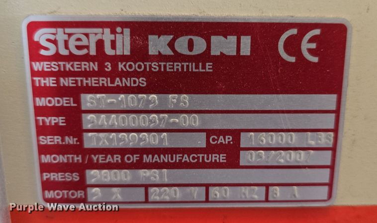 image for item LW9935 (12) Sterling Koni lifts